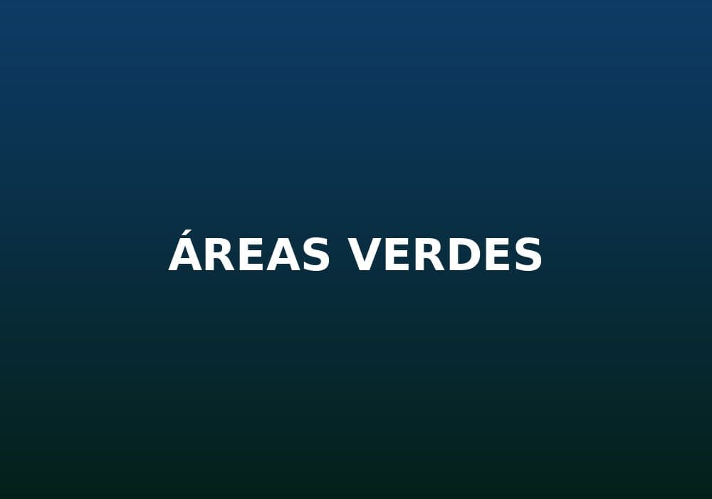 Áreas Verdes